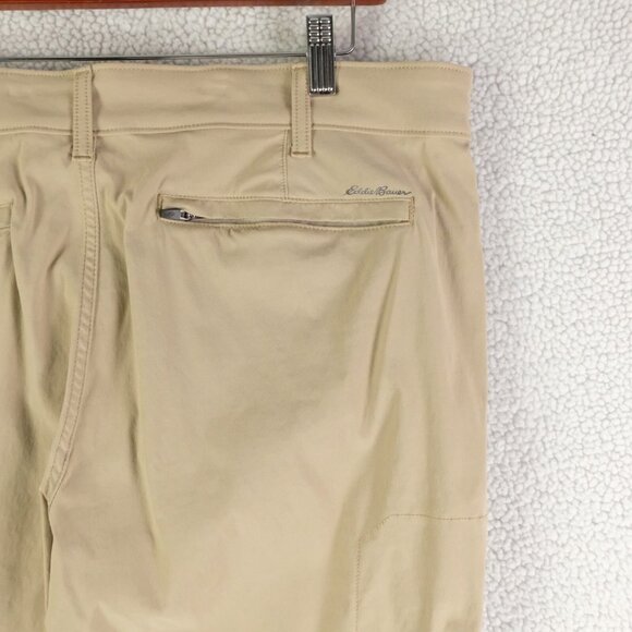 Eddie Bauer Travex Pants Mens 38X32 Beige Hiking Lightweight Nylon Outdoor - Picture 5 of 11